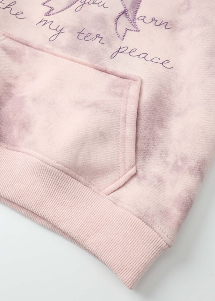 Kids Girl Tie-Dye Hoodie - Image 4