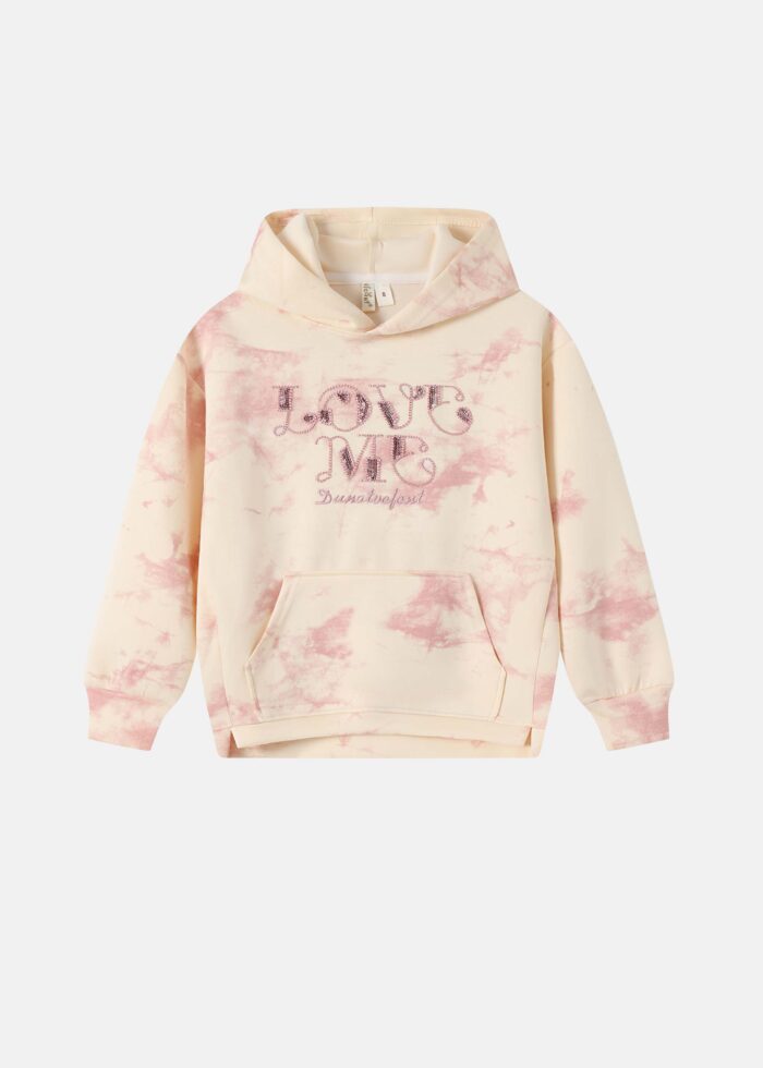 Kids Girl Tie-Dye Hoodie - Image 1