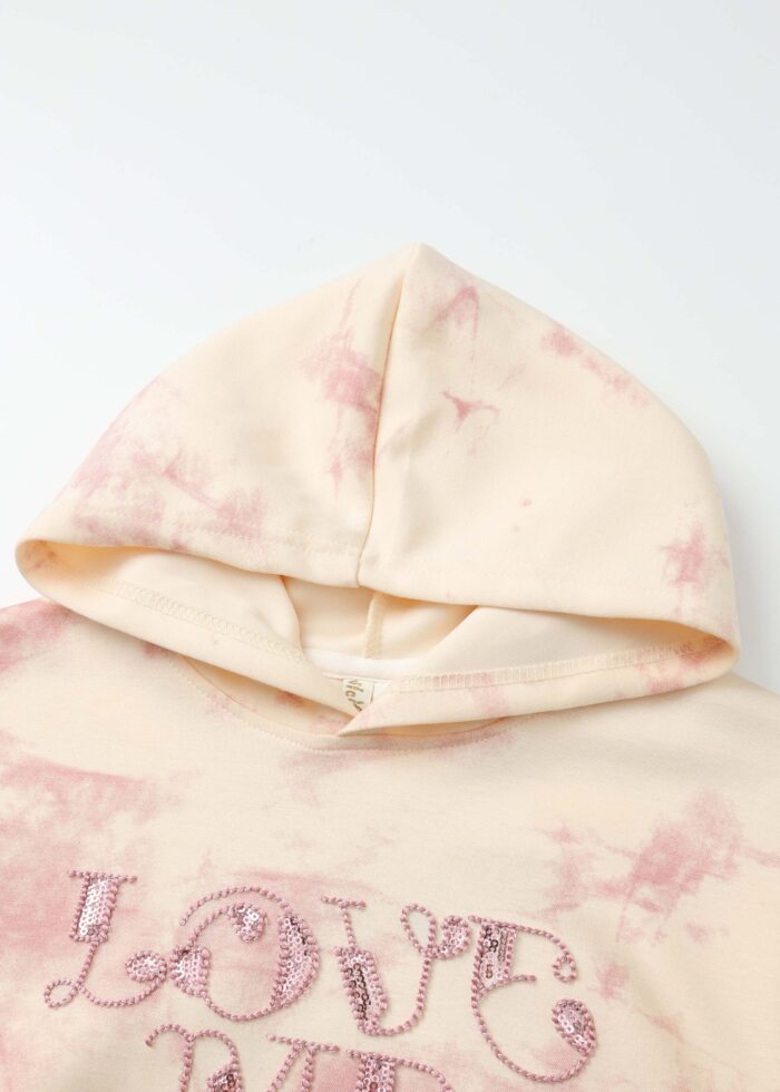 Kids Girl Tie-Dye Hoodie - Image 2
