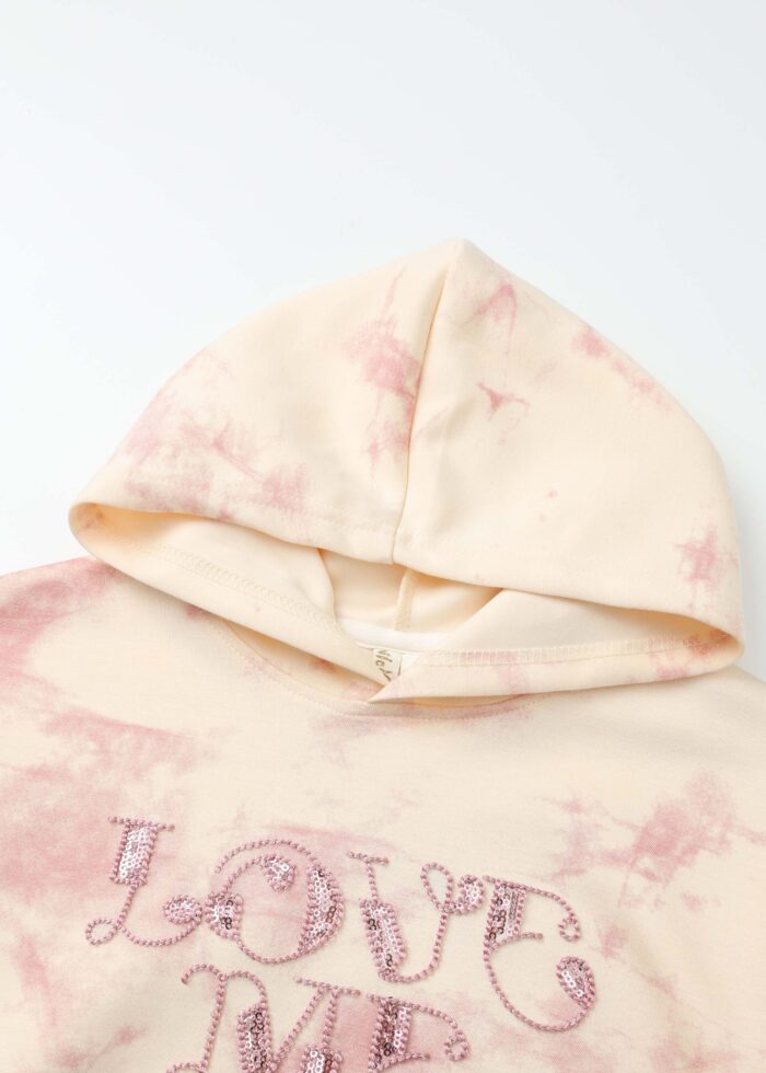 Kids Girl Tie-Dye Hoodie - Image 3