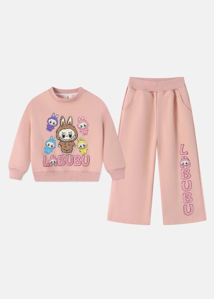 ⁦Baby Girl Two-Pieces Labubu Suit⁩ - الصورة ⁦1⁩