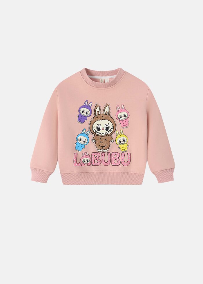 ⁦Baby Girl Two-Pieces Labubu Suit⁩ - الصورة ⁦2⁩