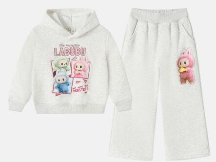 Baby Girl Two-Pieces Labubu Suit