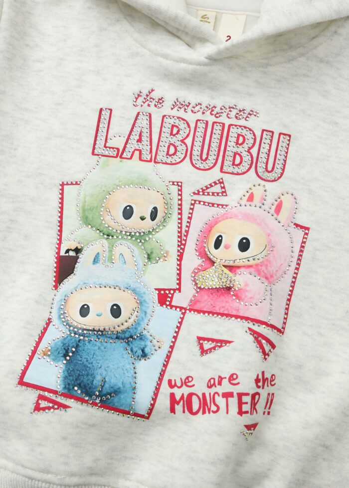 ⁦Baby Girl Two-Pieces Labubu Suit⁩ - الصورة ⁦4⁩