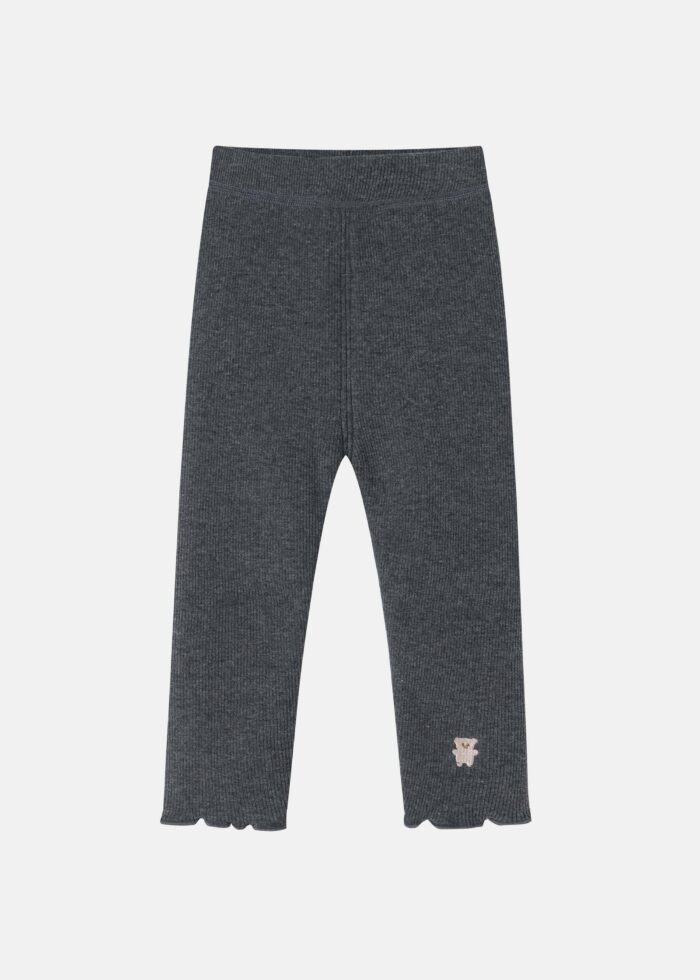Baby Girl Fur-Lined Leggings - Image 1