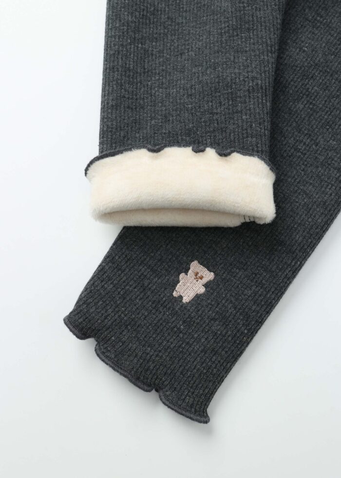 Baby Girl Fur-Lined Leggings - Image 4