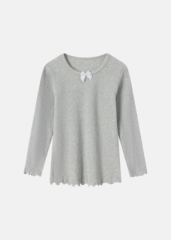 Baby Girl Striped Fabric Blouse - Image 1