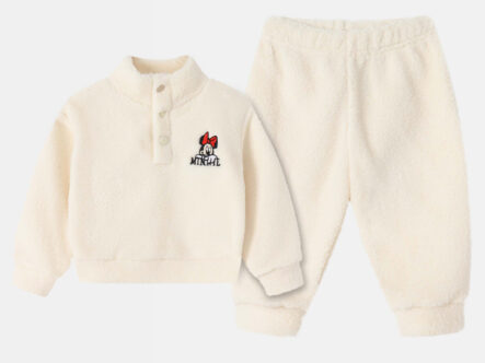 بيجامة أطفال بيبي بناتي قطعتين “Minnie Mouse”