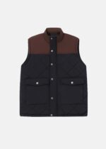 Men Padded Color-Block Vest