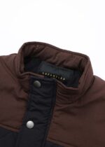 Men Padded Color-Block Vest - Image 2