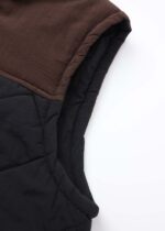 Men Padded Color-Block Vest - Image 3