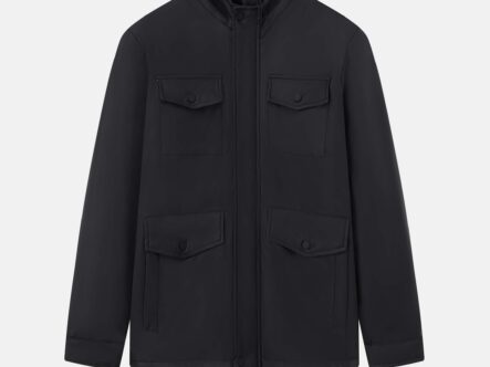 Men Leather Plain Jacket