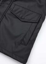 ⁦Men Leather Plain Jacket⁩ - الصورة ⁦4⁩