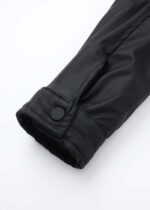 ⁦Men Leather Plain Jacket⁩ - الصورة ⁦5⁩