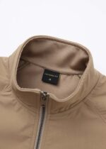 ⁦Men Mixed Fabric Track Jacket⁩ - الصورة ⁦2⁩