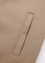 ⁦Men Mixed Fabric Track Jacket⁩ - الصورة ⁦3⁩