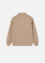 ⁦Men Mixed Fabric Track Jacket⁩ - الصورة ⁦6⁩