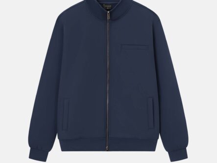 Men Plain Track Jacket
