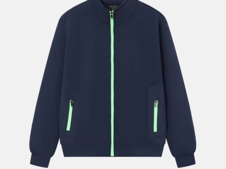 Men Plain Track Jacket
