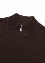 Men Patterned Knitted Fabric Blouse - Image 2