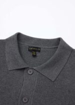 Men Knitted Fabric Plain Sweater - Image 2