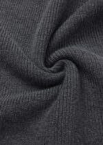 Men Knitted Fabric Plain Sweater - Image 7