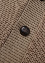 Men Knitted Fabric Patterned Sweater - Image 3