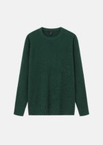 Men Striped Knitted Fabric Blouse