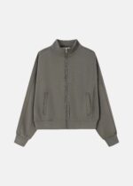 Women Plain Scuba Fabric Track Jacket