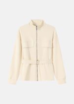 Women Plain Scuba Fabric Track Jacket