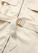 Women Plain Scuba Fabric Track Jacket - Image 4