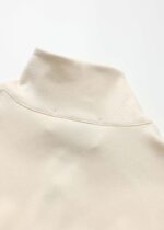 Women Plain Scuba Fabric Track Jacket - Image 6