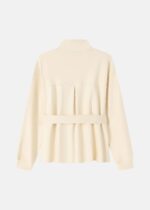 Women Plain Scuba Fabric Track Jacket - Image 7