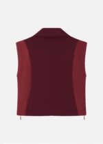 Women Plain Scuba Fabric Vest - Image 7