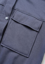 Women Plain Scuba Fabric Track Jacket - Image 3