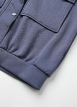 Women Plain Scuba Fabric Track Jacket - Image 5