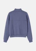 Women Plain Scuba Fabric Track Jacket - Image 8