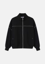 Women Plain Scuba Fabric Track Jacket