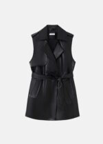 Women Leather Vest