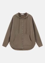 Women Plain Scuba Fabric Jacket