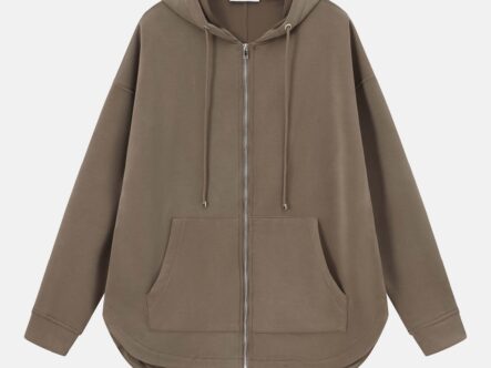 Women Plain Scuba Fabric Jacket