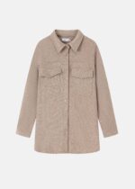 Women Striped Fabric Jacket