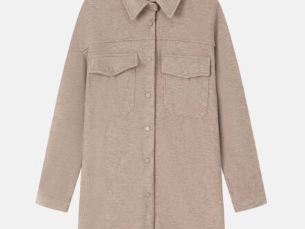 Women Striped Fabric Jacket