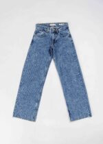 Women Mid-Rise Wide-Leg Jeans Trouser