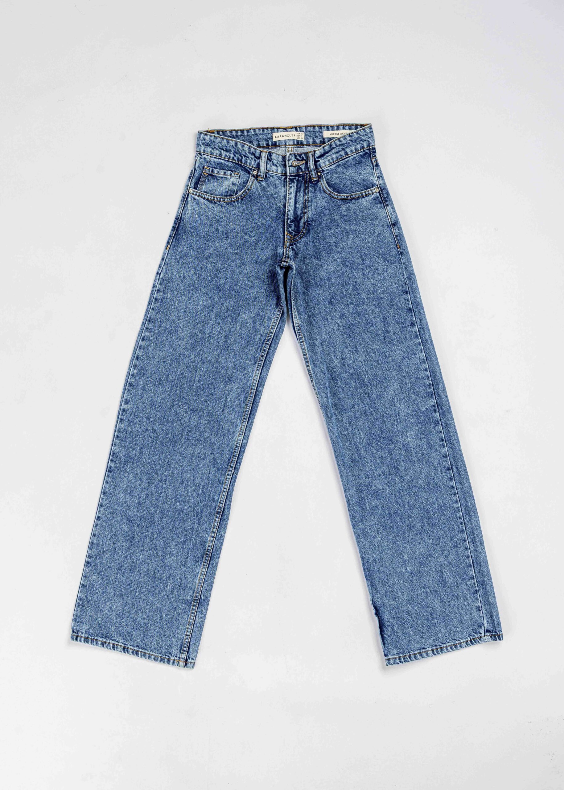 6225208035109-a Women Mid-Rise Wide-Leg Jeans Trouser - Image 1