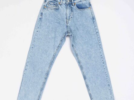 Women Mom-Fit Jeans Trouser