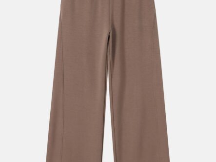 بنطلون نسائي سادة بنسيج السكوبا