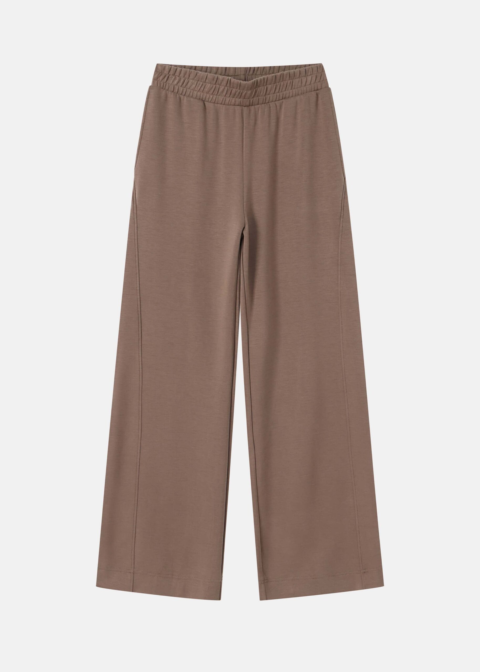 6225208036068-a بنطلون نسائي سادة بنسيج السكوبا - الصورة 1