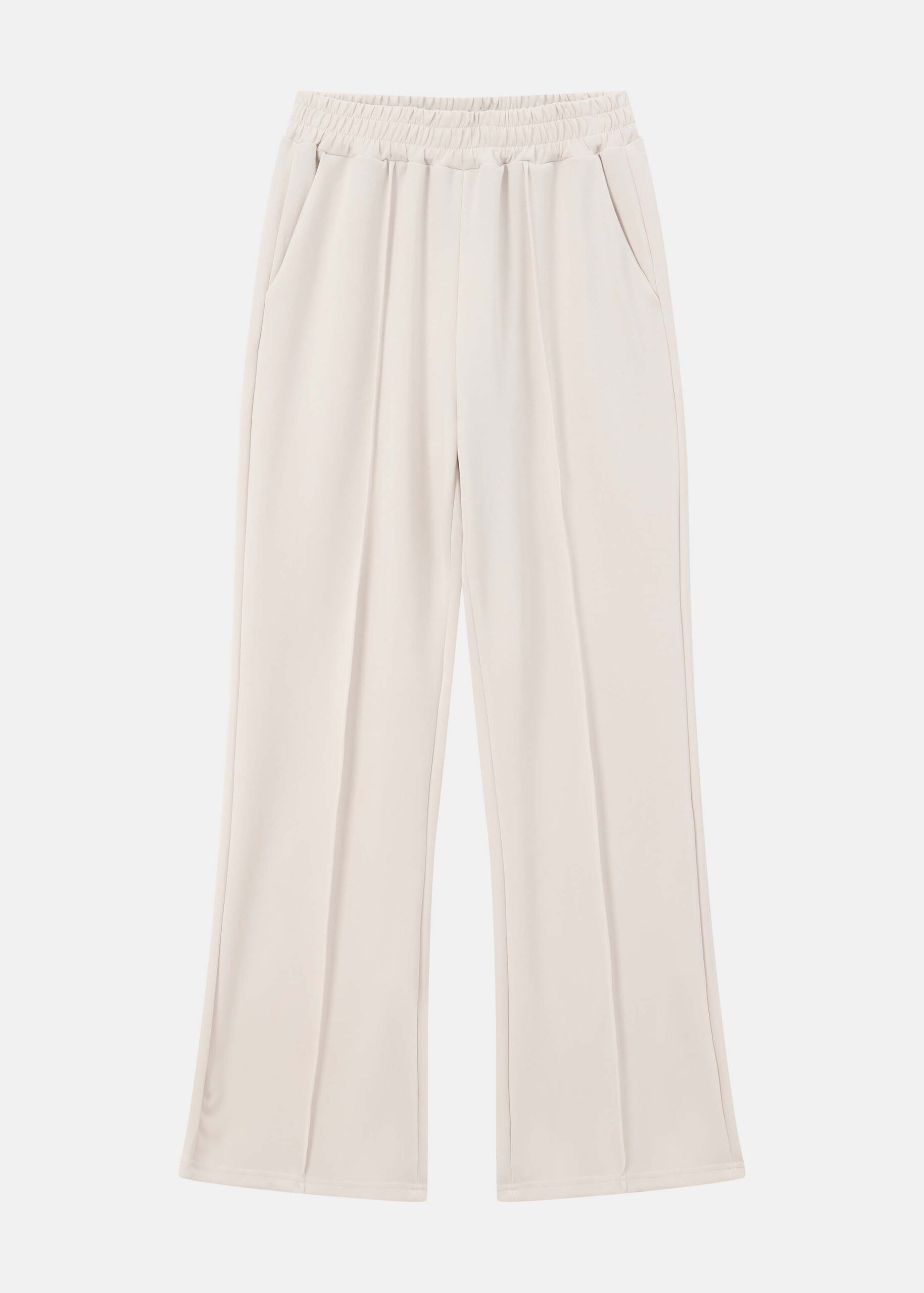 6225208036262-a بنطلون نسائي سادة بنسيج السكوبا - الصورة 1