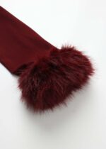 ⁦فستان نسائي سادة طويل⁩ - الصورة ⁦3⁩